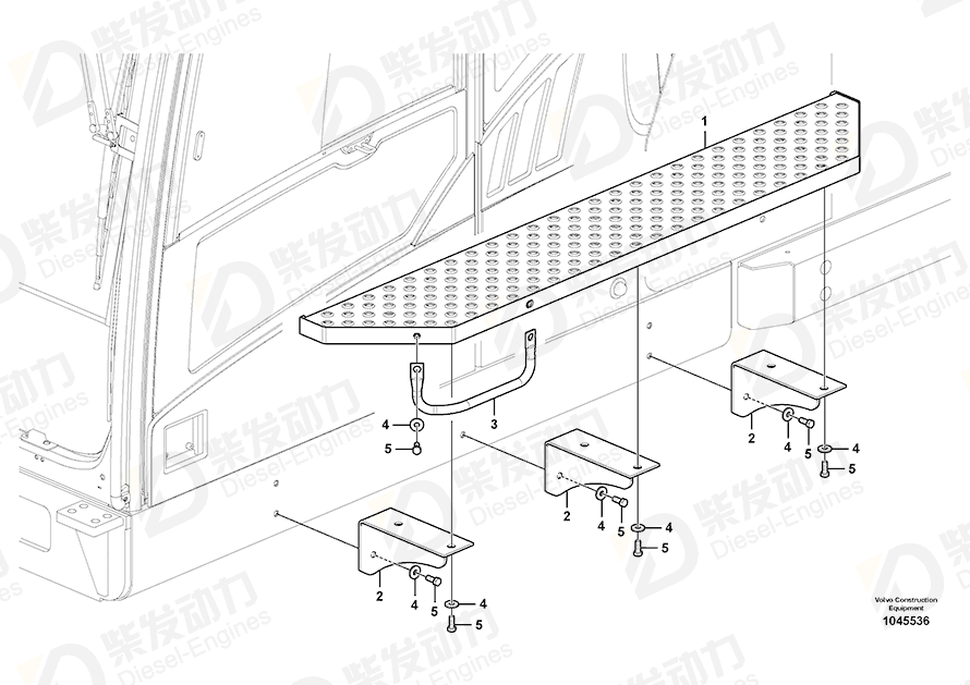 VOLVO Step 14594314 Drawing