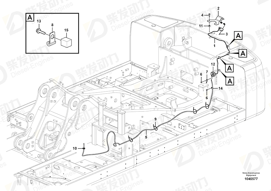 VOLVO Camera 14612832 Drawing