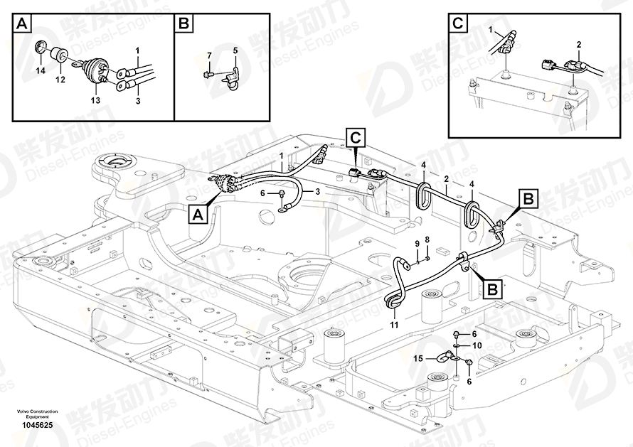 VOLVO Hexagon screw 997750 Drawing VOLVO Hexagon screw 997750 Drawing