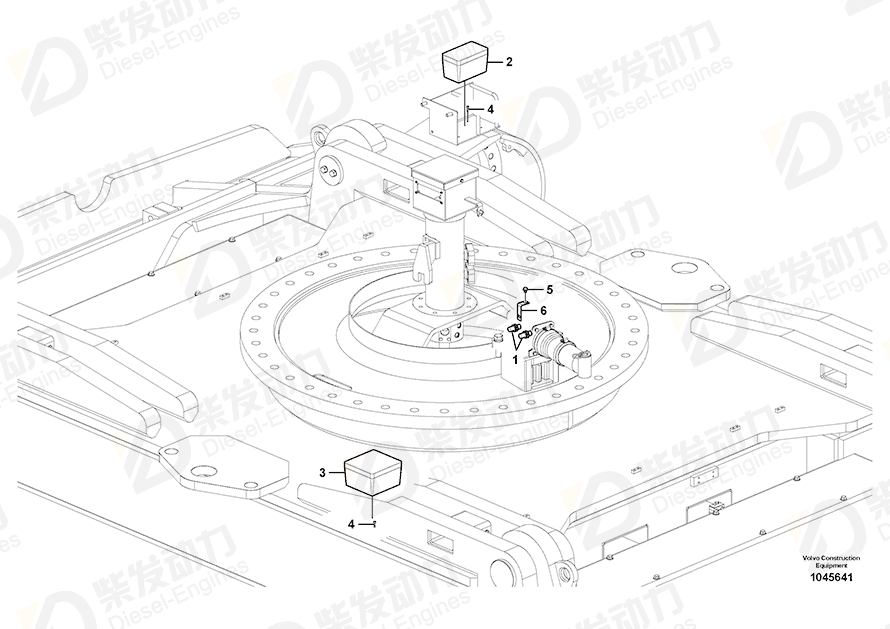 VOLVO Hex. socket screw 993107 Drawing