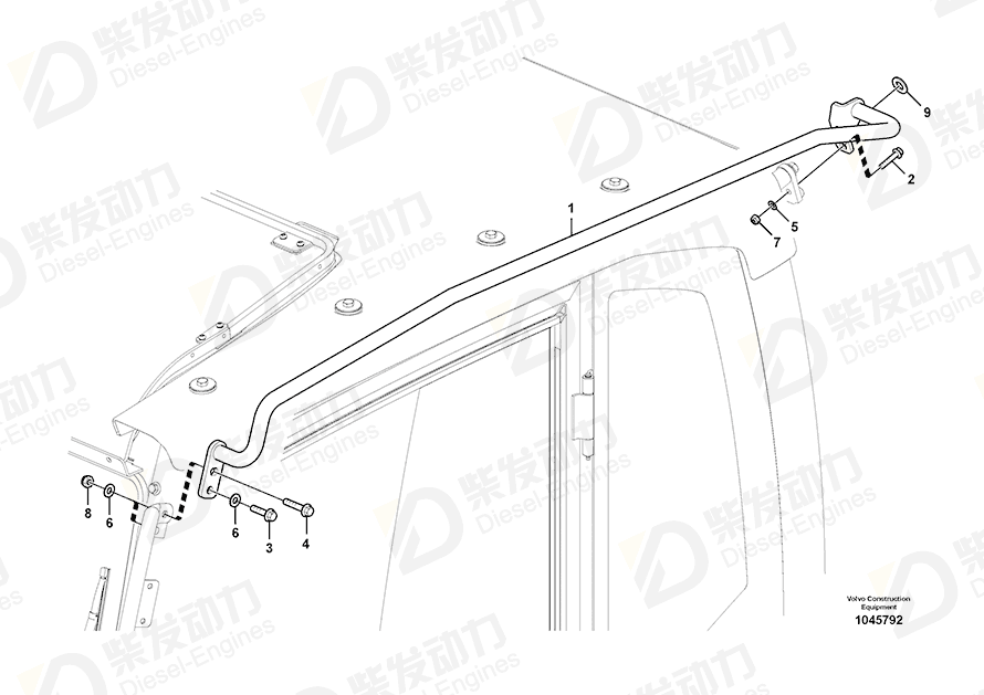 VOLVO Washer 14504933 Drawing