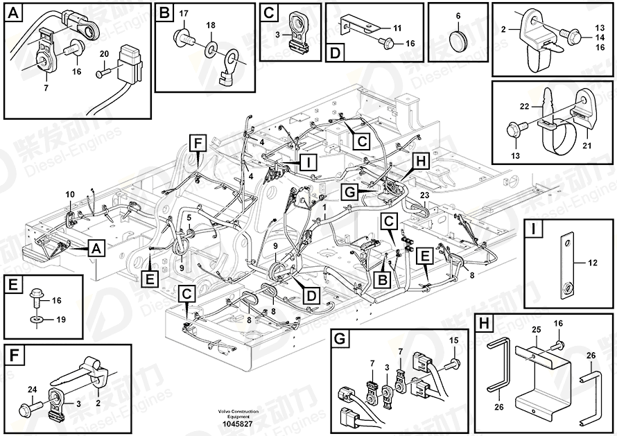 VOLVO Grommet 14623866 Drawing