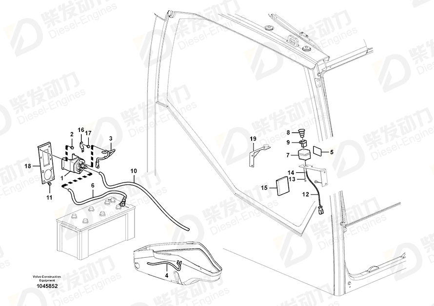 VOLVO Decal 14527729 Drawing