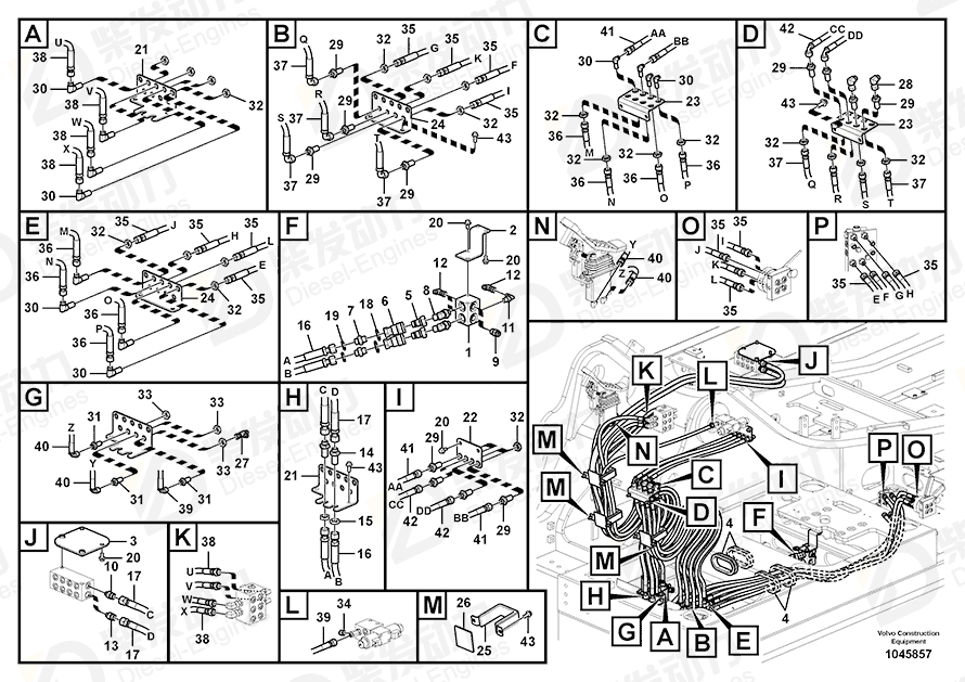 VOLVO Plate 14558977 Drawing