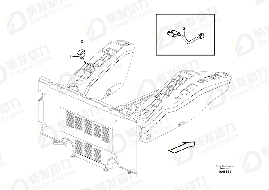 VOLVO Switch 14627741 Drawing