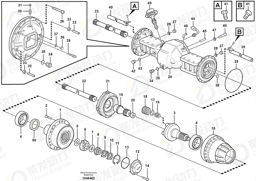 VOLVO Plug 11034156 Drawing