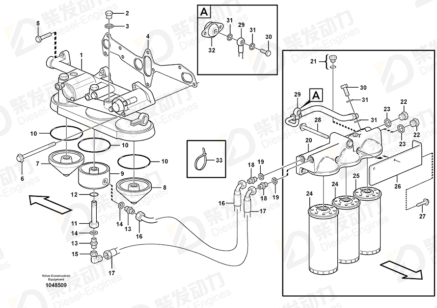 VOLVO Adapter 11158220 Drawing