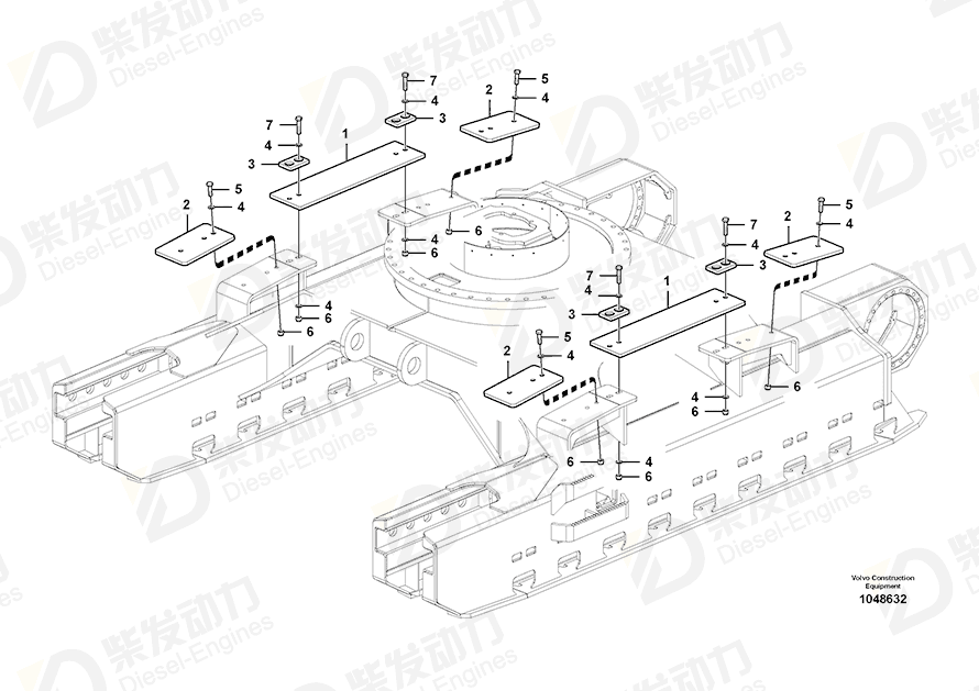VOLVO Hexagon screw 993423 Drawing VOLVO Hexagon screw 993423 Drawing