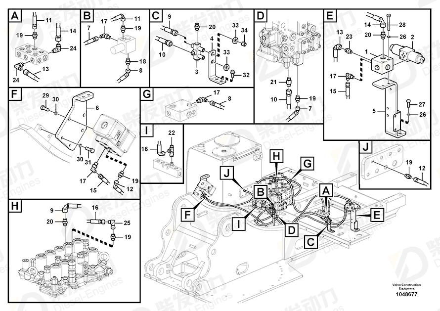 VOLVO Bracket 14546692 Drawing