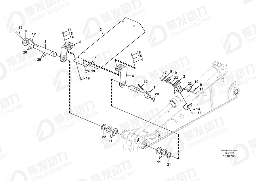 VOLVO Shim 14563171 Drawing