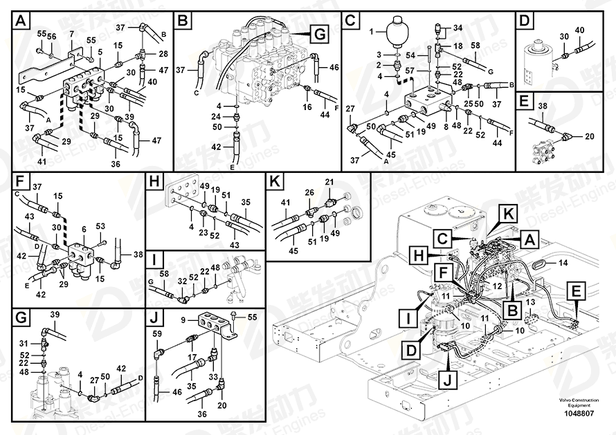 VOLVO Solenoid valve 14538955 Drawing VOLVO Solenoid valve 14538955 Drawing