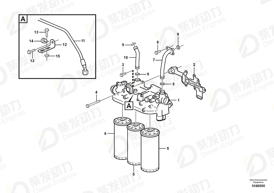 VOLVO Oil Filter 477556 Drawing