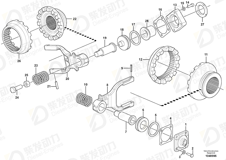 VOLVO Cover plate 15128576 Drawing