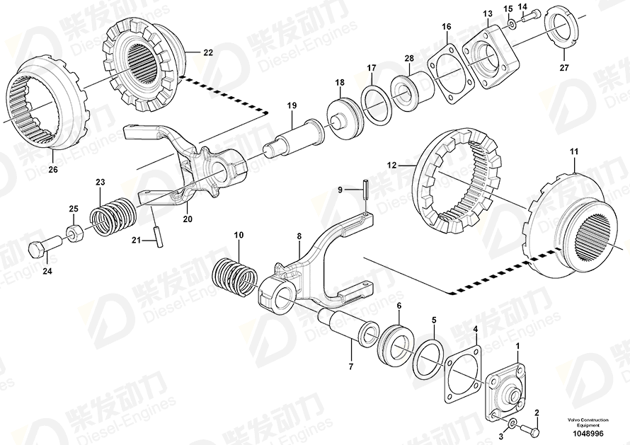 VOLVO Hexagon screw 20487859 Drawing