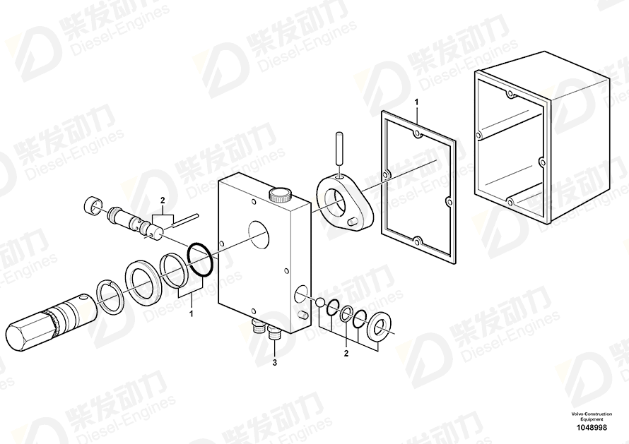 VOLVO Repair kit 3092052 Drawing