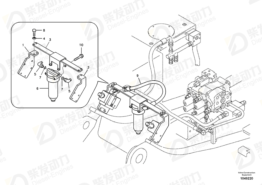 VOLVO Filter 14510898 Drawing