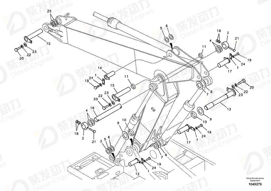 VOLVO Shim 14590947 Drawing