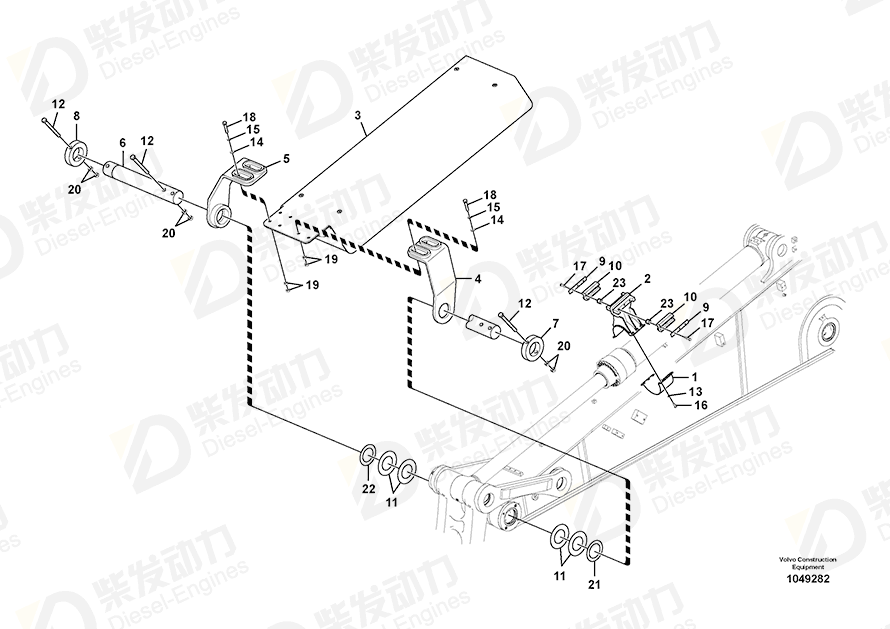 VOLVO Lock 14560993 Drawing
