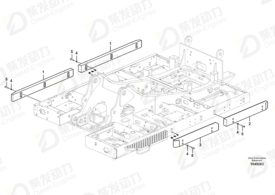VOLVO Support 14604599 Drawing