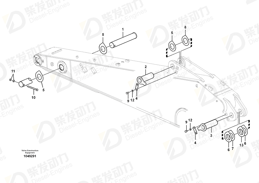 VOLVO Spacer 14549094 Drawing