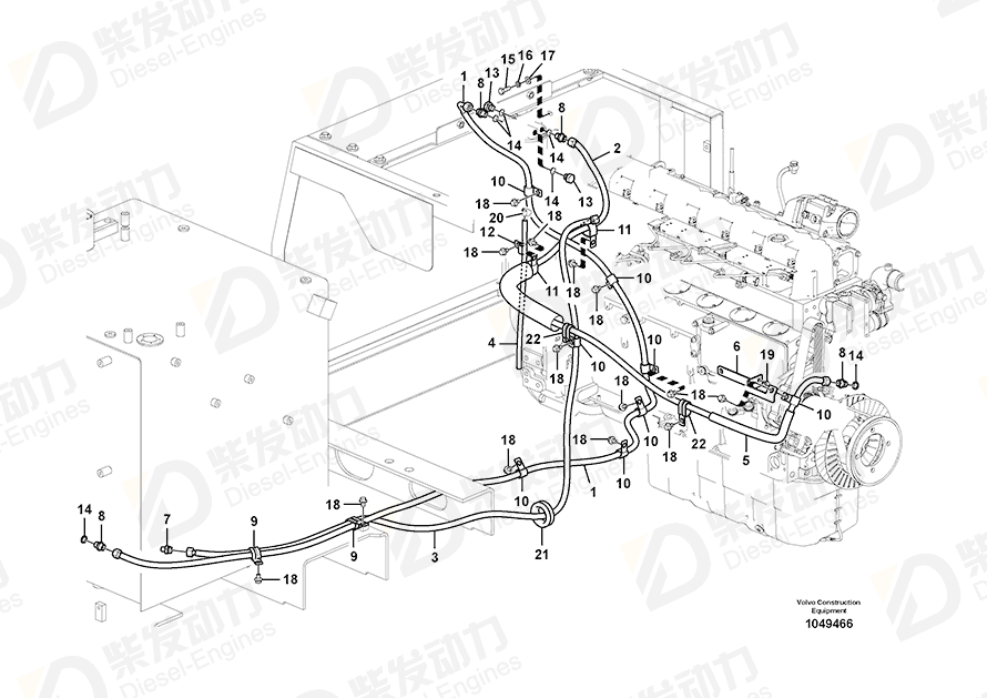 VOLVO Bracket 14557627 Drawing