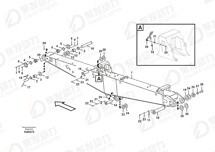 VOLVO Ring 14358101 Drawing