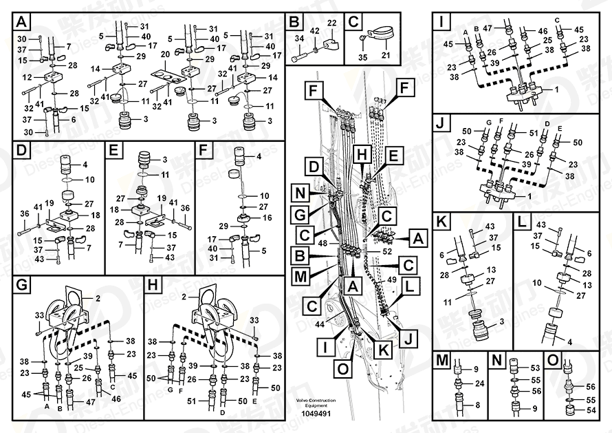 VOLVO Connector SA9412-12130 Drawing