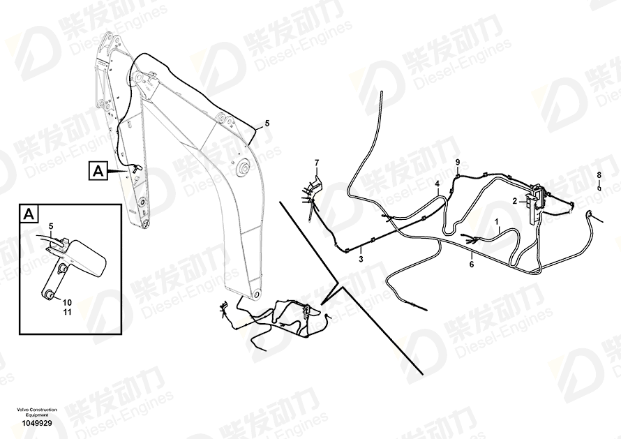 VOLVO Screw 969512 Drawing