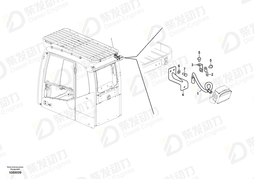 VOLVO Bracket 14568767 Drawing