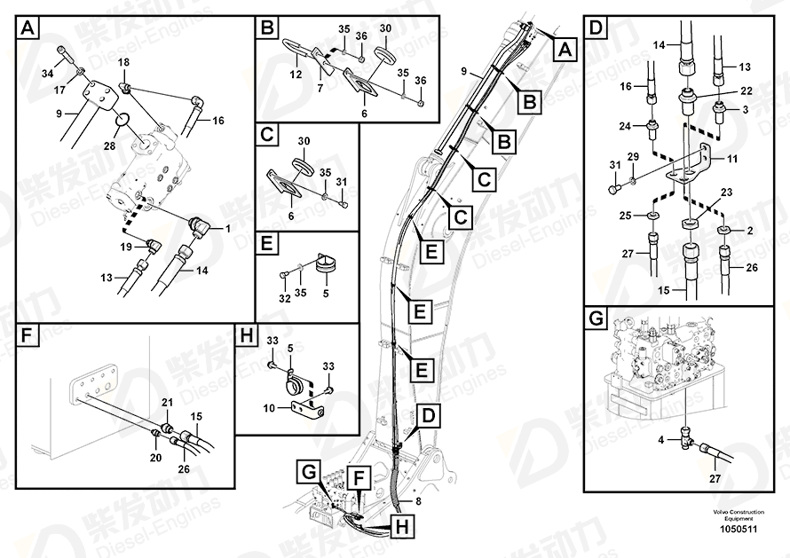 VOLVO Nipple 935091 Drawing