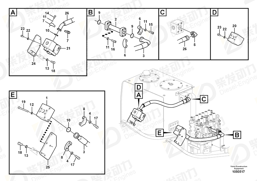 VOLVO Block 14522018 Drawing