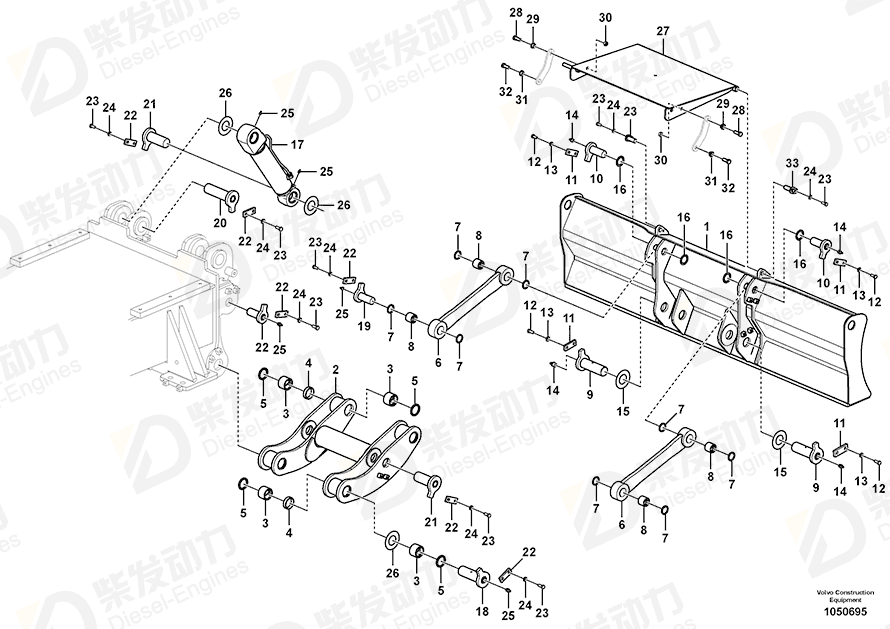 VOLVO Hexagon screw 978937 Drawing VOLVO Hexagon screw 978937 Drawing