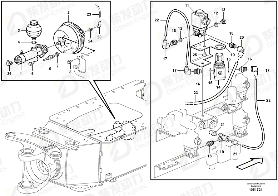 VOLVO Bracket 11123539 Drawing