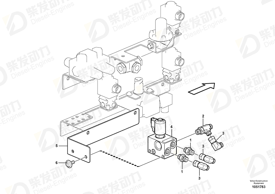 VOLVO Bracket 15130123 Drawing