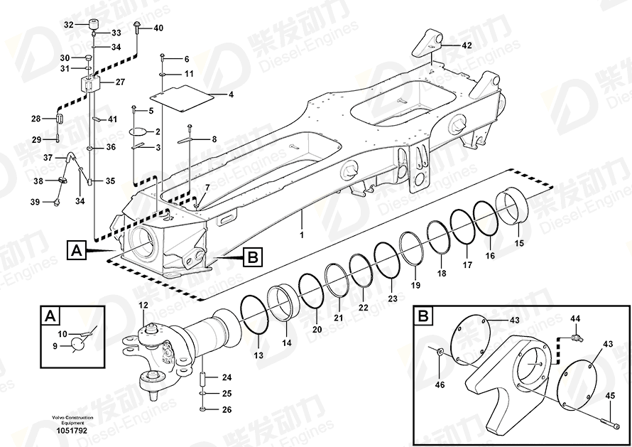 VOLVO Cover plate 15085579 Drawing