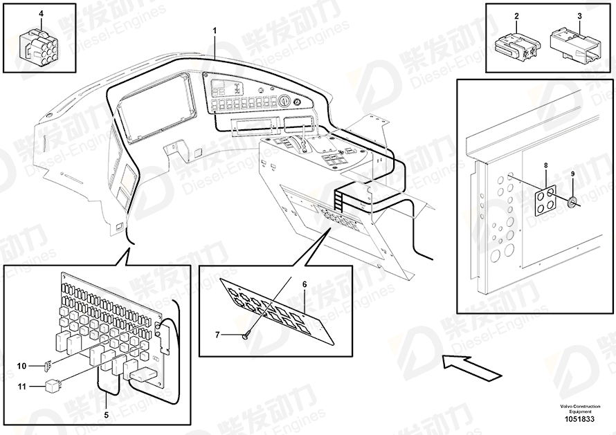 VOLVO Plate 15132976 Drawing