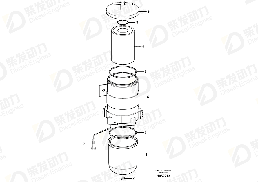 VOLVO Bowl 3838851 Drawing