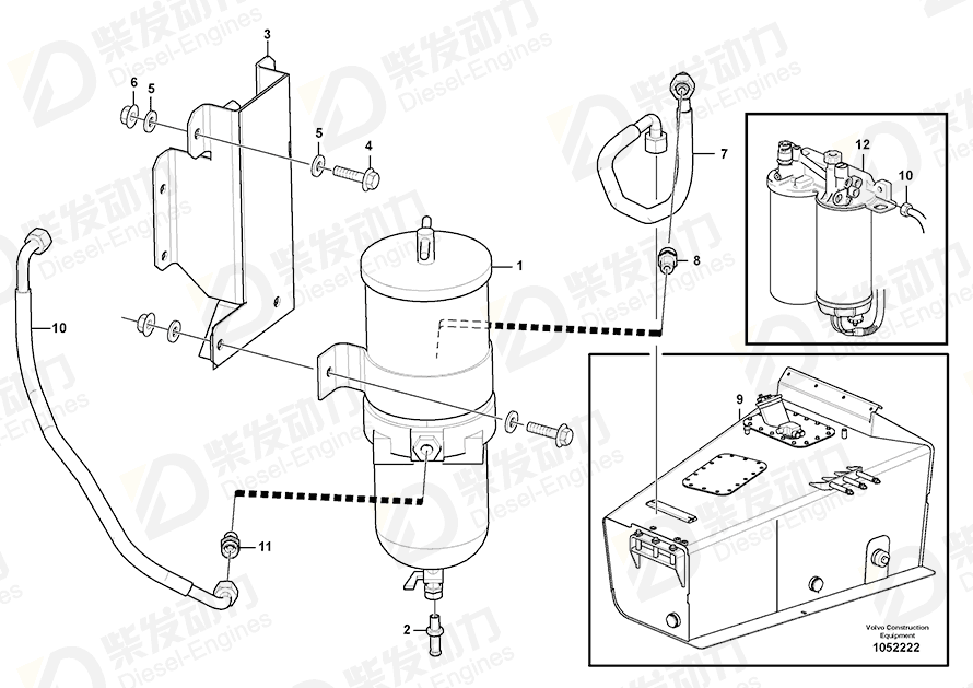 VOLVO Bracket 15130443 Drawing