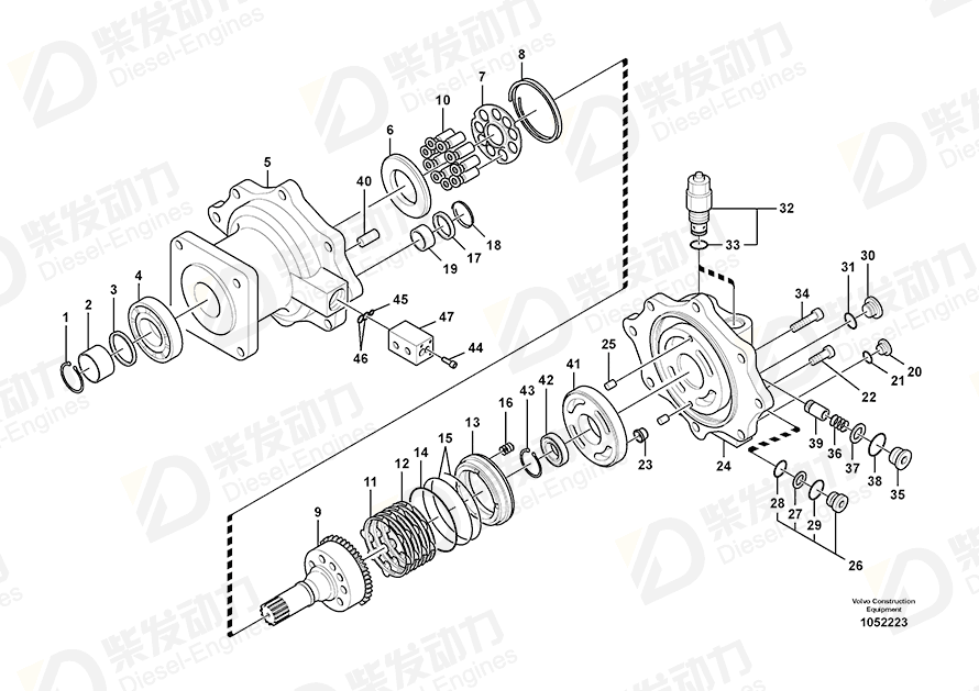 VOLVO Plate SA8230-22950 Drawing