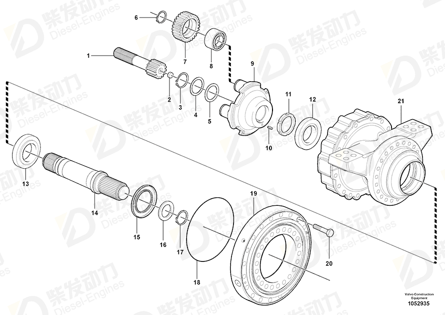 VOLVO Shim 12743268 Drawing