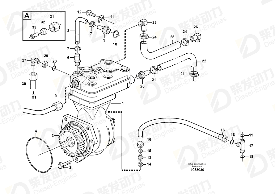 VOLVO Flange 469677 Drawing
