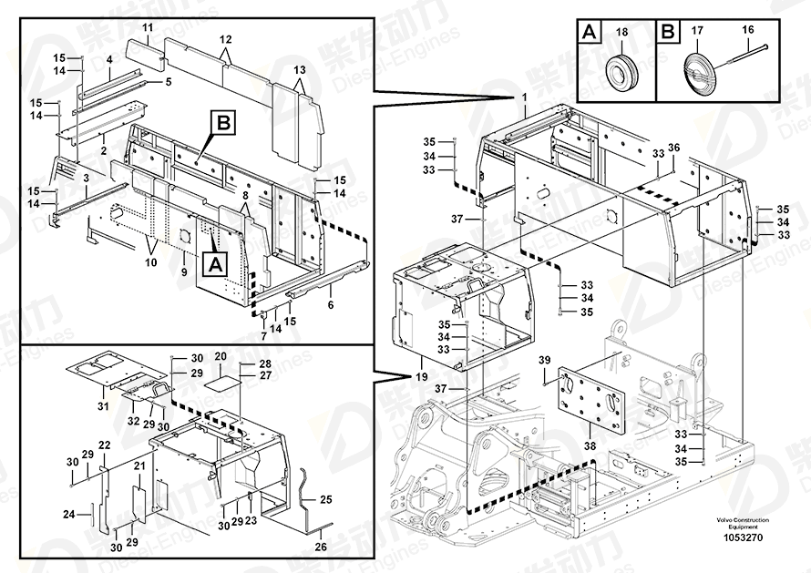 VOLVO Pin 14881072 Drawing