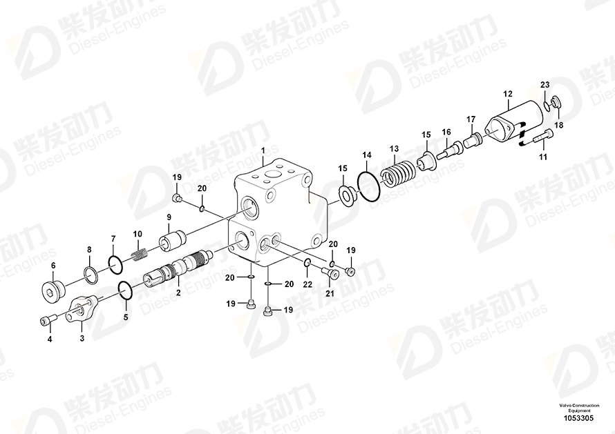 VOLVO Plug 14577795 Drawing