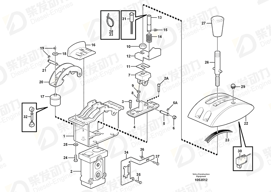 VOLVO Anchor Plate 11119040 Drawing