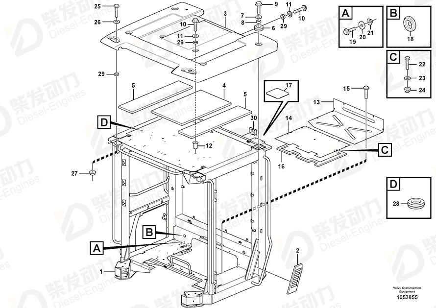 VOLVO Rivet nut 984529 Drawing
