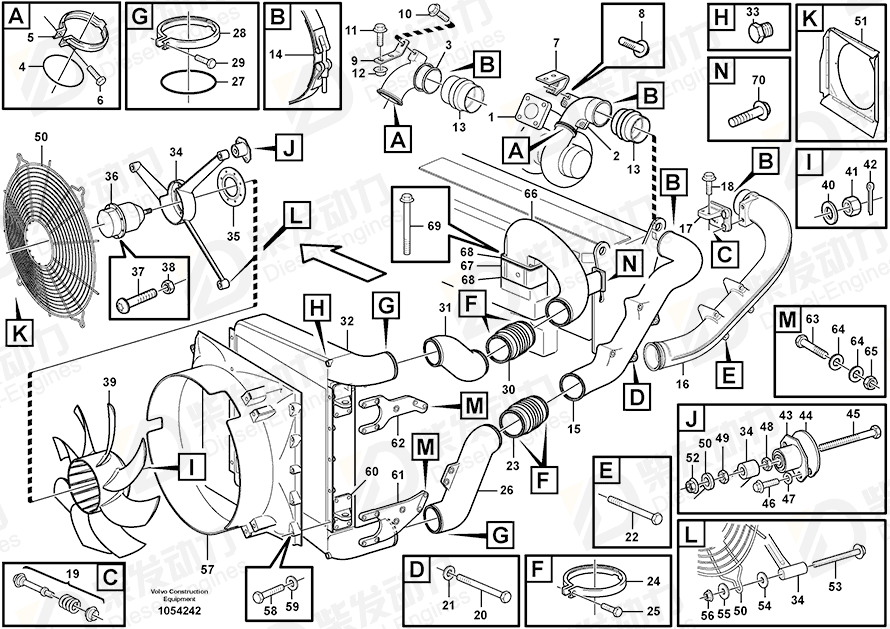 VOLVO Plug 968061 Drawing