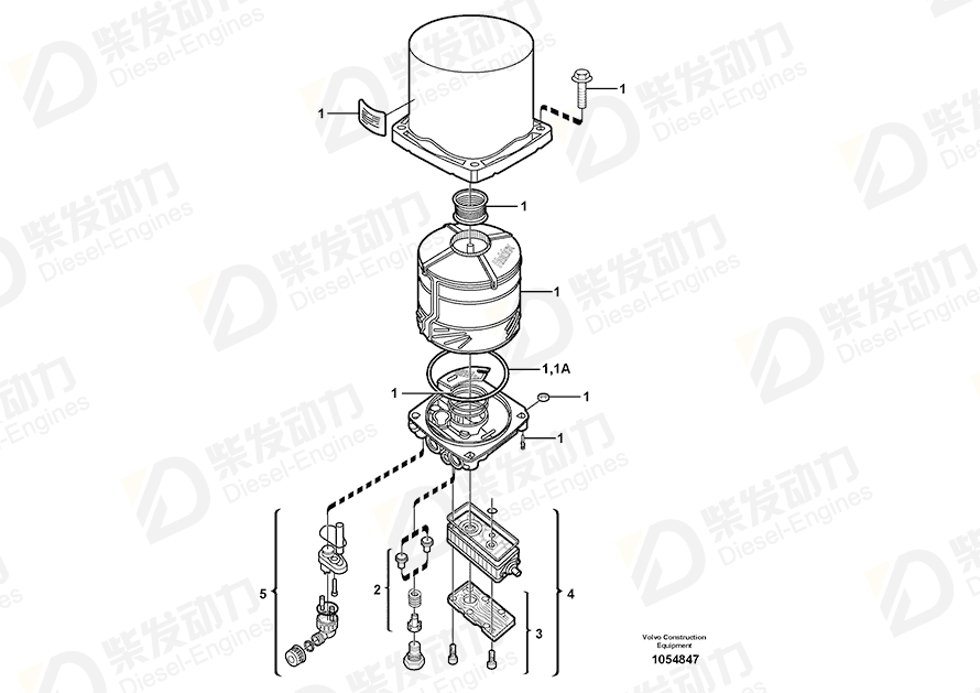 VOLVO Gasket Kit 20424148 Drawing