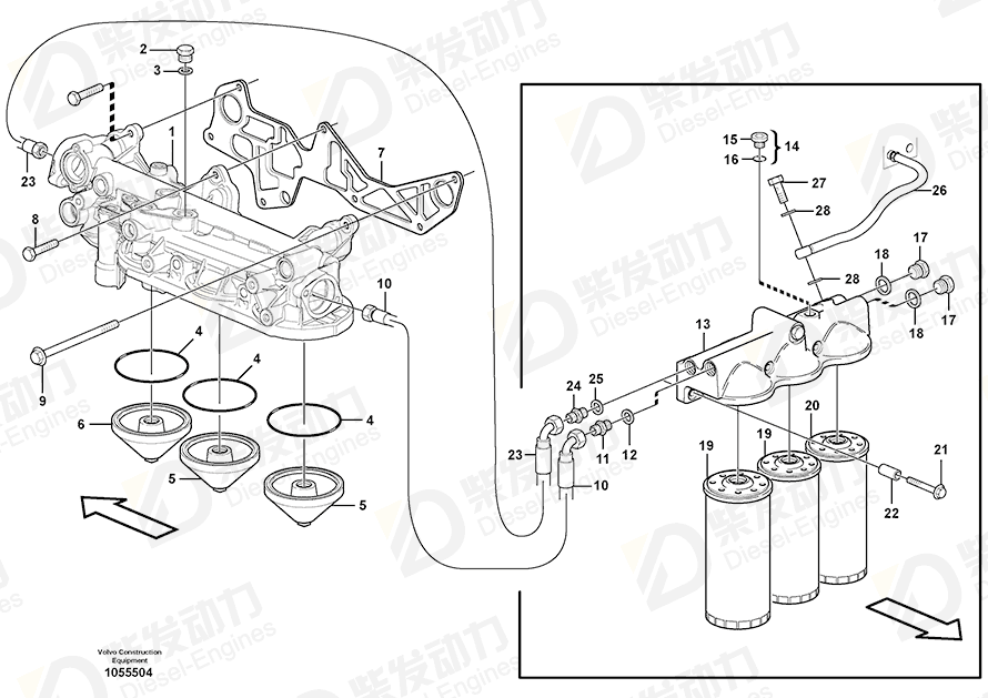 VOLVO Plug 968609 Drawing