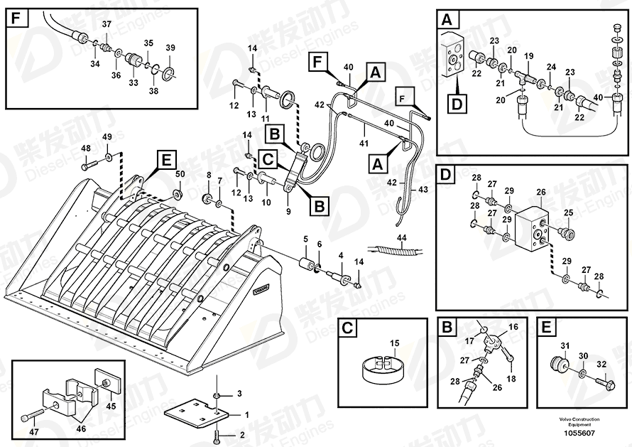 VOLVO Plain washer 11055612 Drawing