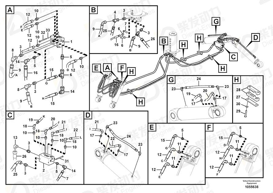 VOLVO Flange screw 13965184 Drawing VOLVO Flange screw 13965184 Drawing